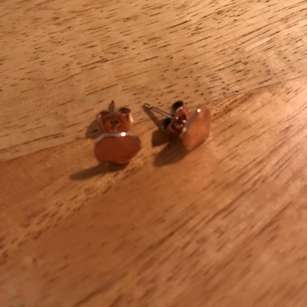 Gorjana Rose Gold Circle Studs
